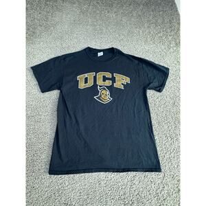 UCF Central Florida Knights Shirt Mens Large Black Gold NCAA Short Sleeve Casual